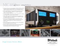 McIntosh MC462 - Brochure